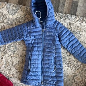 Columbia long girls winter coat
